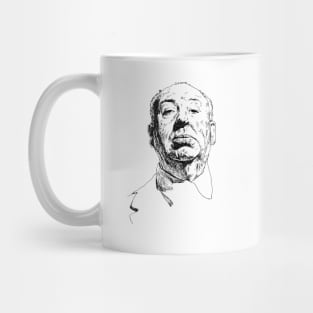 Alfred Hitchcock Sketch Mug